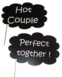 Hot couple photo prop