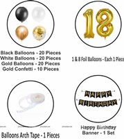 18th Birthday Foil Kit 