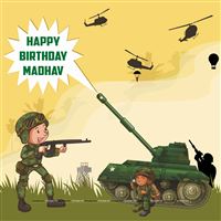 Camouflage Theme Backdrop