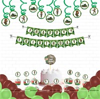 Army Theme Swirls and Cup Cake Toppers Kit