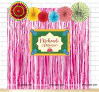 Foil Balloon / Curtain kits - Mehendi Function Decorations