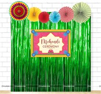 Foil Balloon / Curtain kits - Mehendi Function Decorations