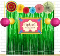 Foil Balloon / Curtain kits - Mehendi Function Decorations