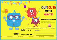 Monster Theme Invite