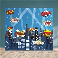 Superhero Theme Backdrop 