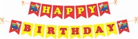 Train theme Happy Birthday Banners