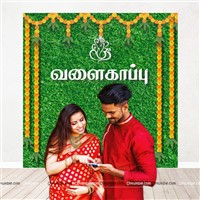 Valaikappu Grass Backdrop