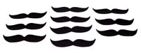 Moustache stick on props