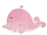 Whale baby and mummy