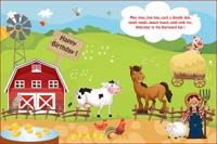 Barnyard Birthday theme Backdrop