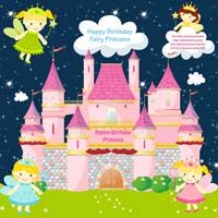 Fairy castle banner