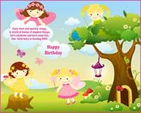 Fairy garden backdrop (Square)