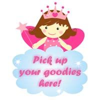 Pink fairy with text - poster