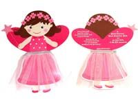 Handmade tutu skirt fairy invite