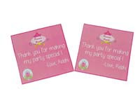 Fairy Princess Birthday theme Thank you cards