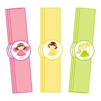 Fairy Princess Birthday theme Wristbands