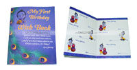 Little Krishna Birthday theme Wish book