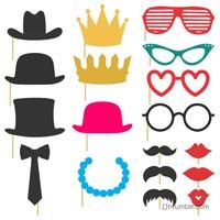 Couples photo props (Set of 18)