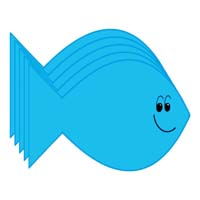 Underwater birthday theme Food labels