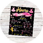 Customized Chalkboard memory boards