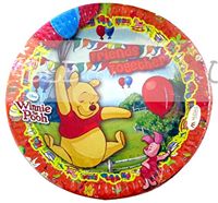 Birthday Party Plates - Winnie The Pooh Theme Birthday Party