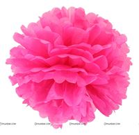 12inch Pink Paper Pom Pom