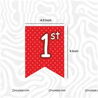 1st Birthday Multicolour Decor Pack (Pack of 21 pcs)