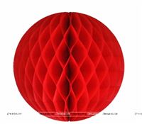 10  Inch Red  Honey Comb Paper Balls