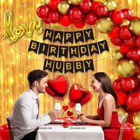 Hubby Birthday Party Kit ( Pack of 45 pcs)