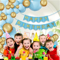 Blue and Gold Banner Kit (Pack of 21)