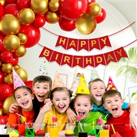 Red and Gold Banner Kit (Pack of 21)