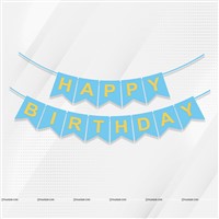 Blue and Gold Banner Kit (Pack of 21)