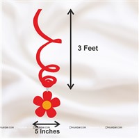 Red Floral Swrills Kit