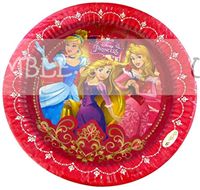 Birthday Party Plates - Princess Theme Birthday Party Decoration Supplies