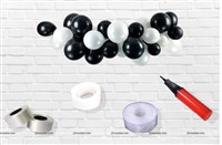 Black and white cloud