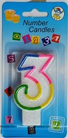 Number Candle - 3