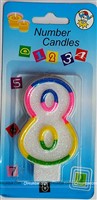 Number Candle - 8