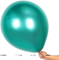 18 inch Green Chrome Balloons (Pack of 5)