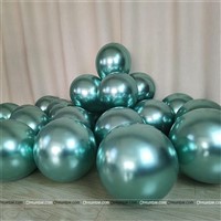 American Green Chrome Balloons (Pack of 10)