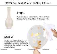 Gold Confetti Balloons (Pack of 5)