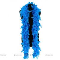 Feather Boa Garland Blue
