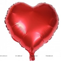 Red Heart Foil Balloon