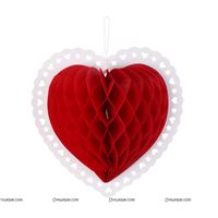 Heart Honey comb ball with wings