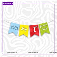 Its my 1st Birthday Banner