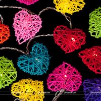 Fancy Heart Lights (10 feet )