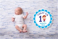 Milestone Cards for First Year Boy Baby (Pack of 12)