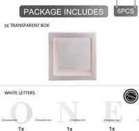 ONE Letter Balloon Box