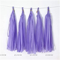 Lavender Paper Tassels