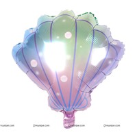 Shell shaped foil balloon