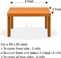 Pink tutu table skirt (4 ft x 2.5 ft)